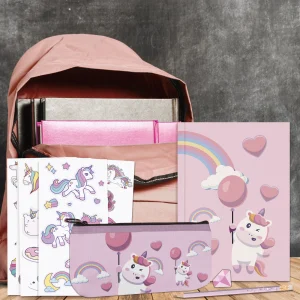 Alternative view of Set Scuola Unicorno Bambina - Kit per Elementari e Medie