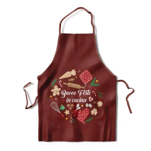 Grembiule Cucina Natale Buone Feste in Cucina