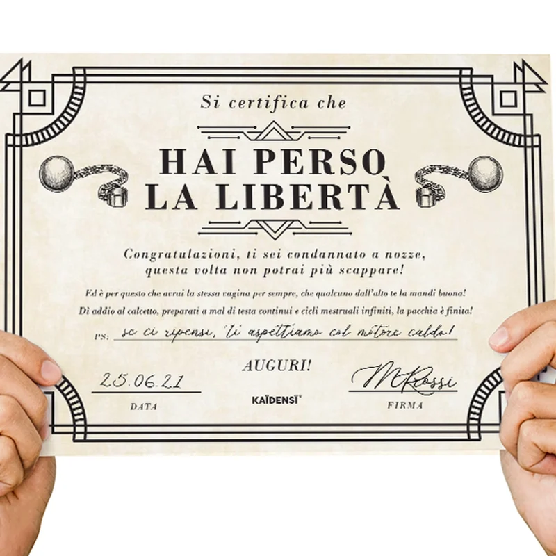 pergamena hai perso la libertà