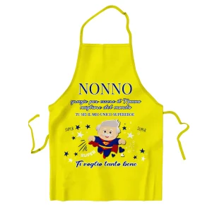 grembiule nonno supereroe