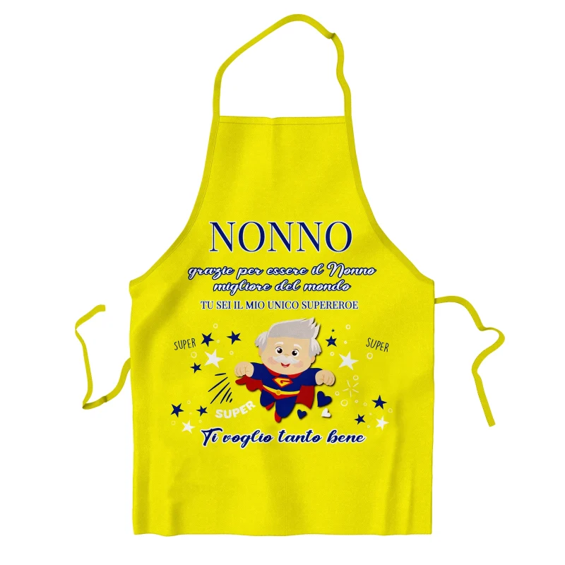 grembiule nonno supereroe