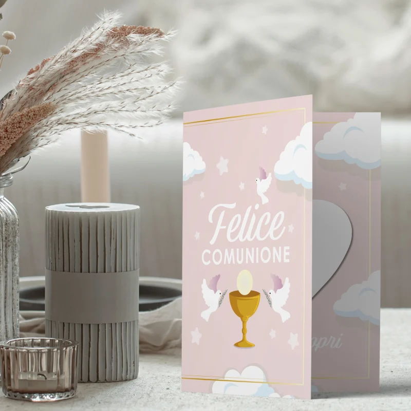 prima comunione rosa