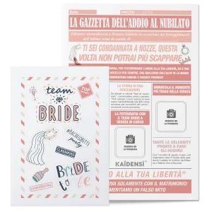 giornale addio al nubilato