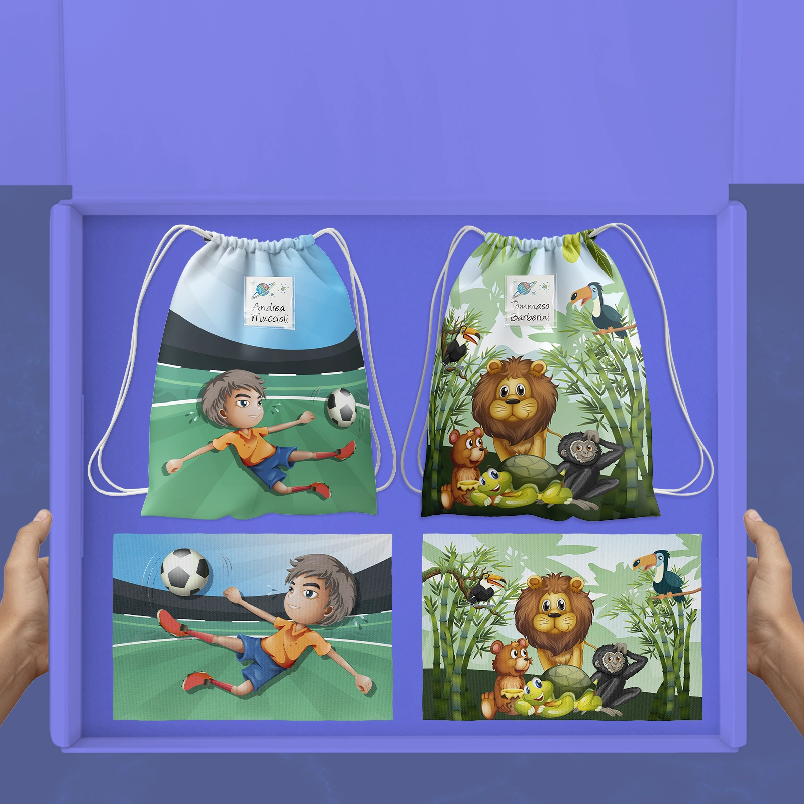 box-scuola-bambino-giungla-calcio