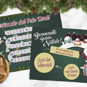 Alternative view of Tovaglietta Merenda Avvento Natale - Tovaglietta Babbo Natale, 2 pz