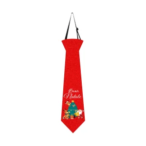 Cravatta Bambini Natale Capodanno, 25x8 cm