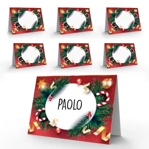Segnaposto Natale Elegante, 40 pz