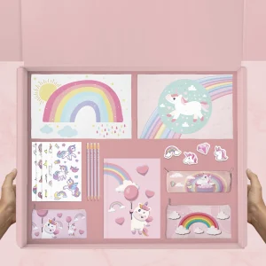 box-scuola-bambina-unicorno